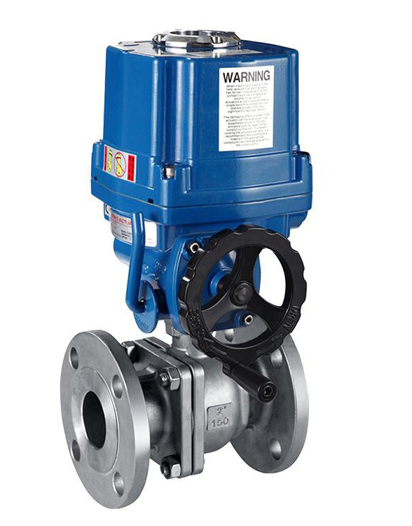 進口電動（dòng）不鏽鋼法蘭球閥