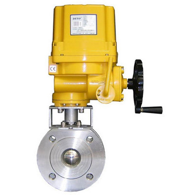 進口電（diàn）動對夾式球閥