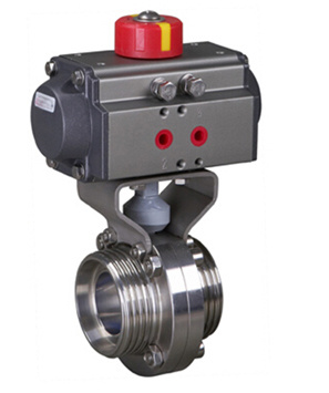 進口氣動（dòng）衛生級蝶閥