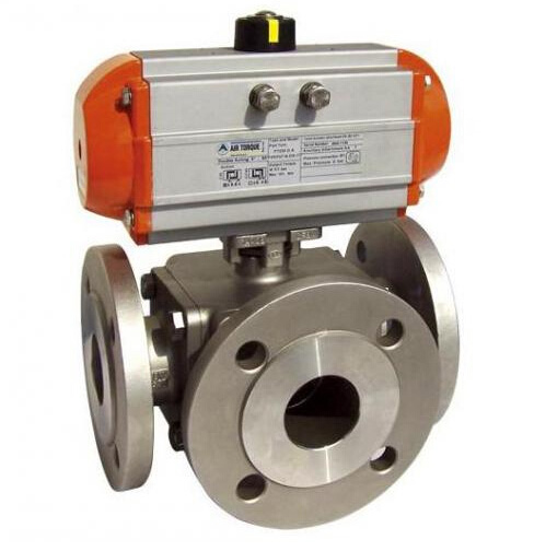 進口氣動三通球閥（fá）