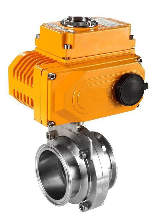 進（jìn）口衛生級電動蝶閥（fá）