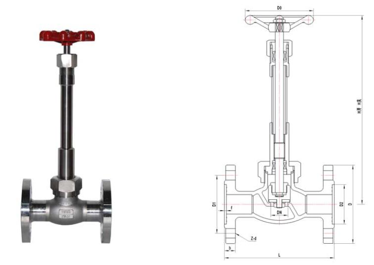 進（jìn）口（kǒu）低溫法蘭截止閥結構圖2.jpg