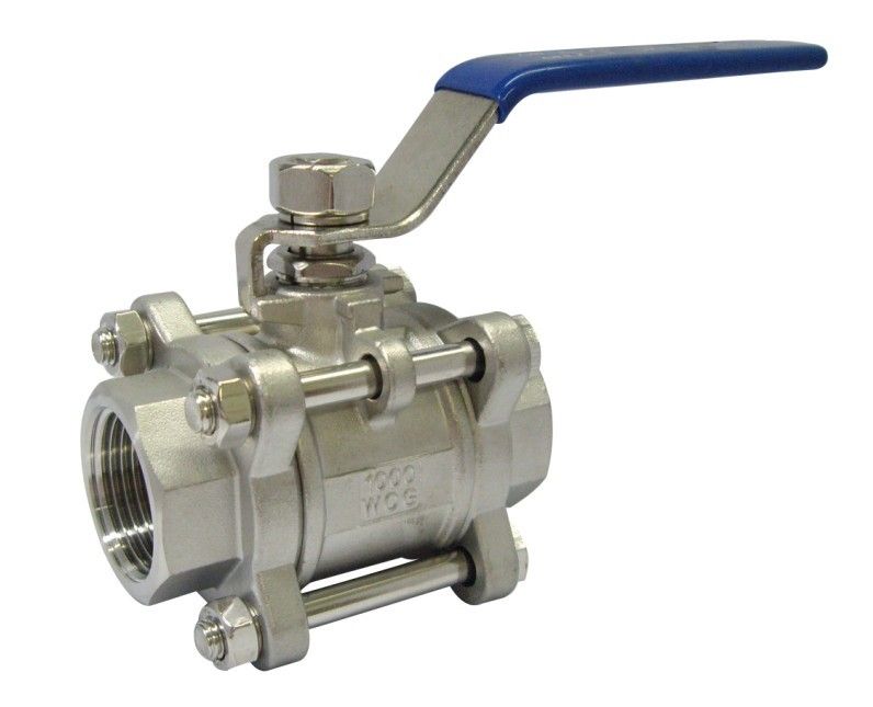 進口三片式內螺紋球閥