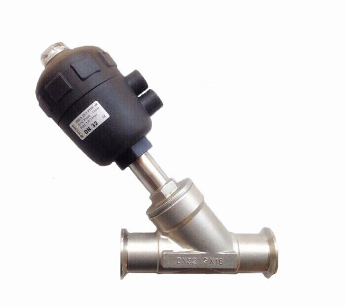 進口快裝氣動角（jiǎo）座閥