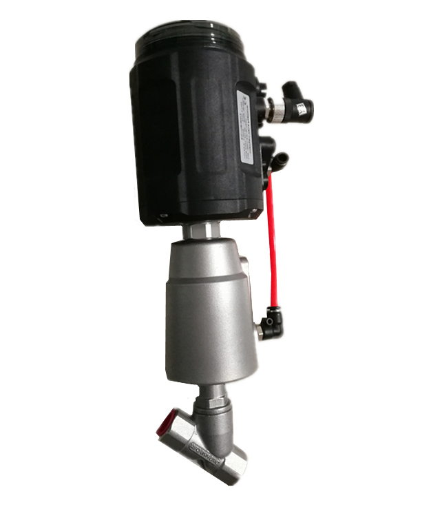 進口智能型比例式調節氣動角座閥