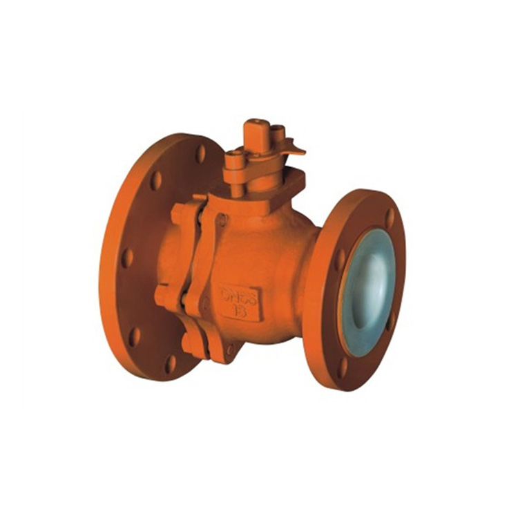 進口襯氟放料球閥